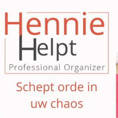 Hennie  Helpt  Professional organizer/ Opruimcoach